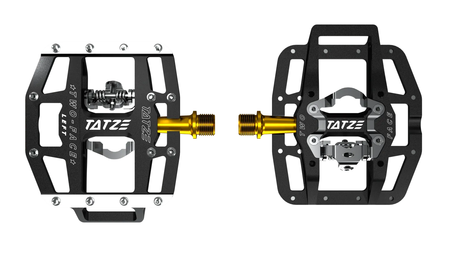 TATZE TWO-FACE TI kombipedal titanium 387 g