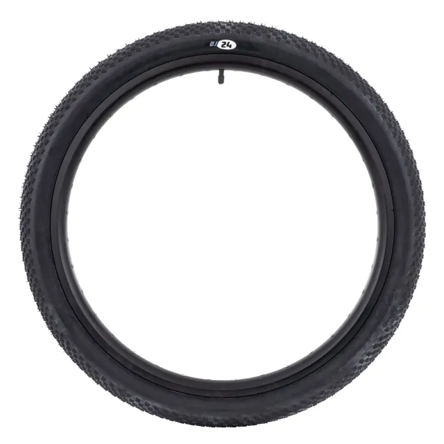DMR DJ24 dæk 24" sort fast rul lav profil