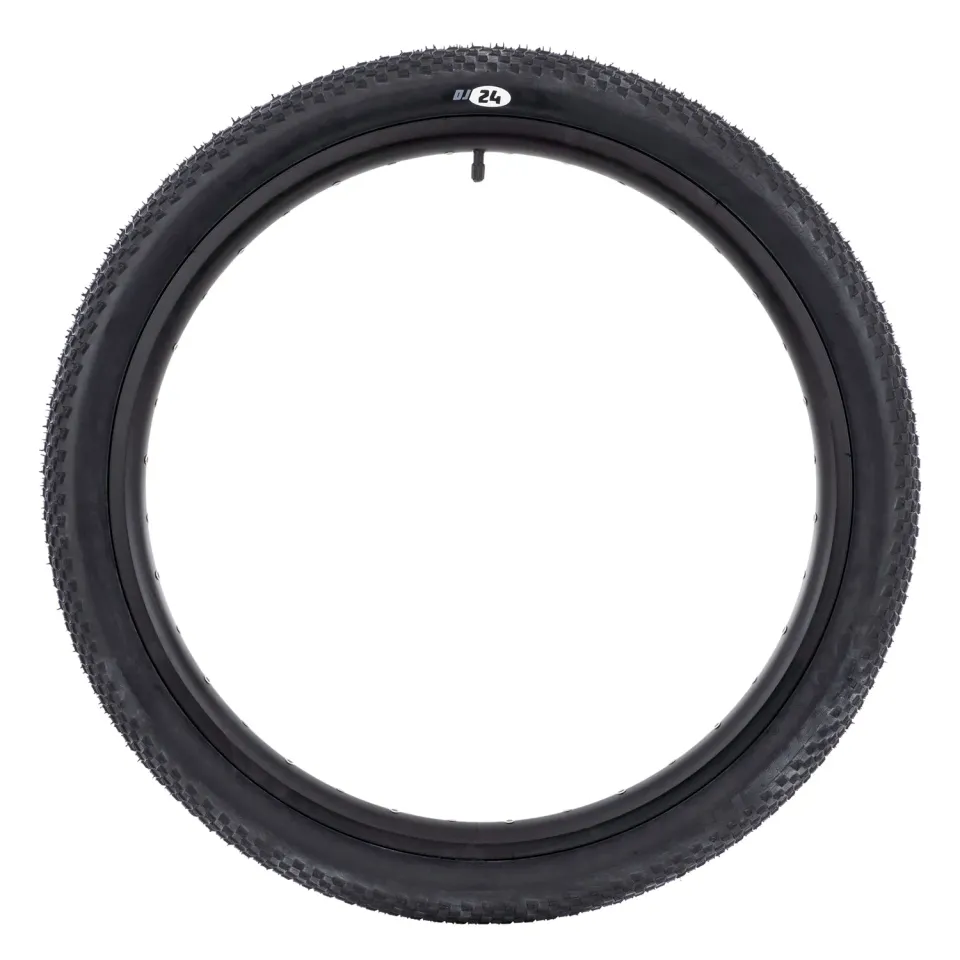 DMR DJ24 dæk 24" sort fast rul lav profil