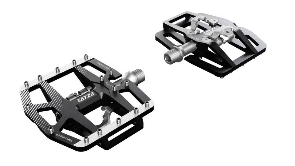 TATZE TWO-FACE 2 kombipedal sort SPD 16 PINs