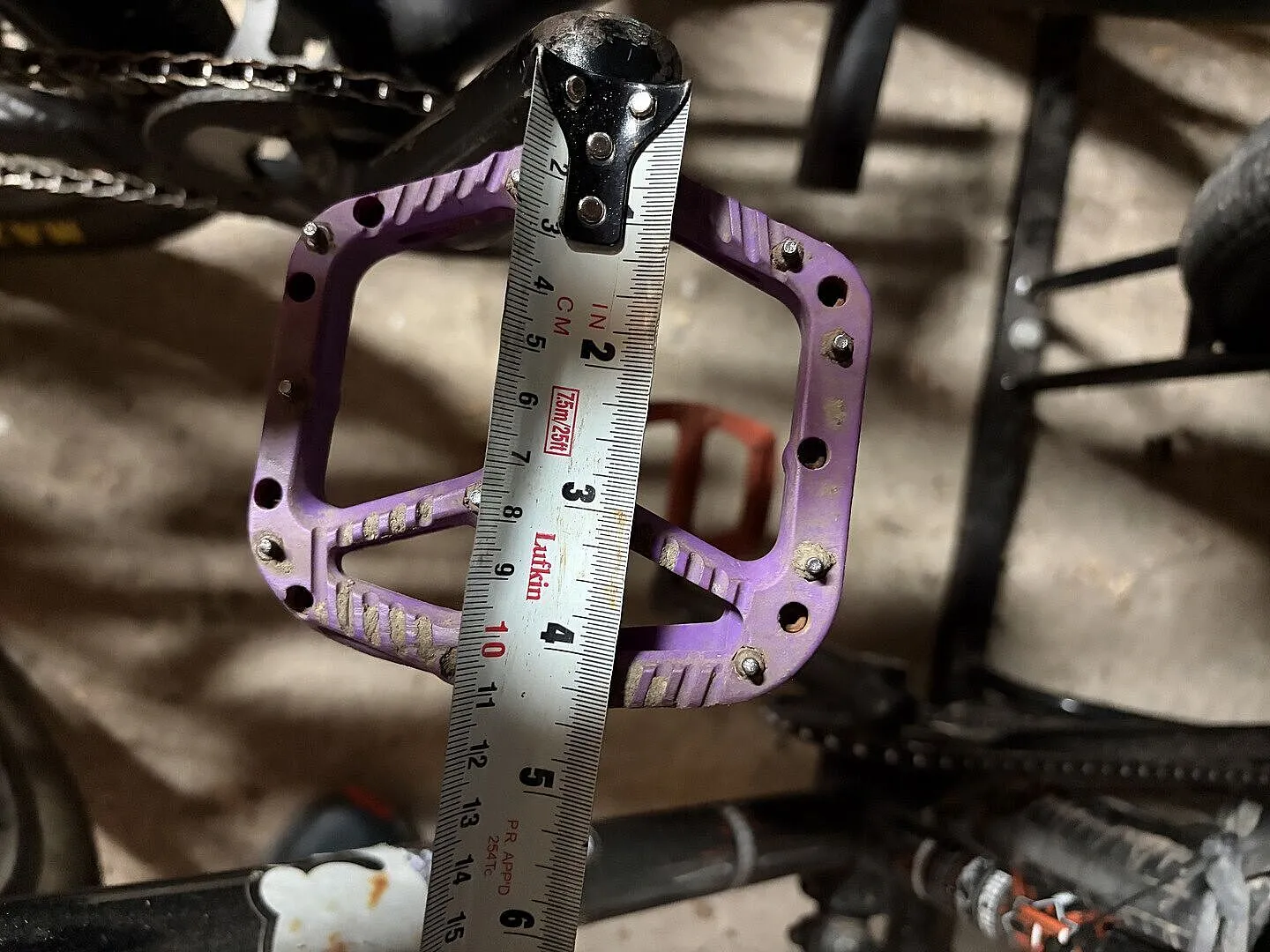 OneUp Aluminum platformpedaler sort tynde