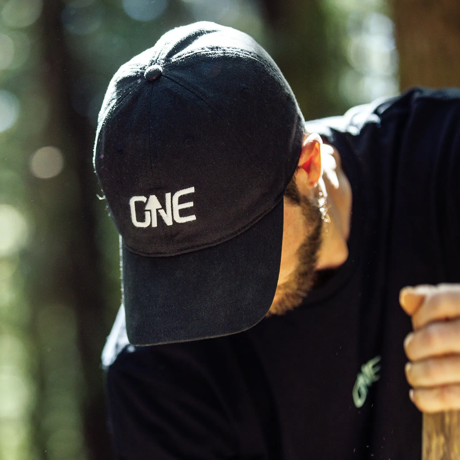 OneUp Dad Hat kasket sort O/S broderet