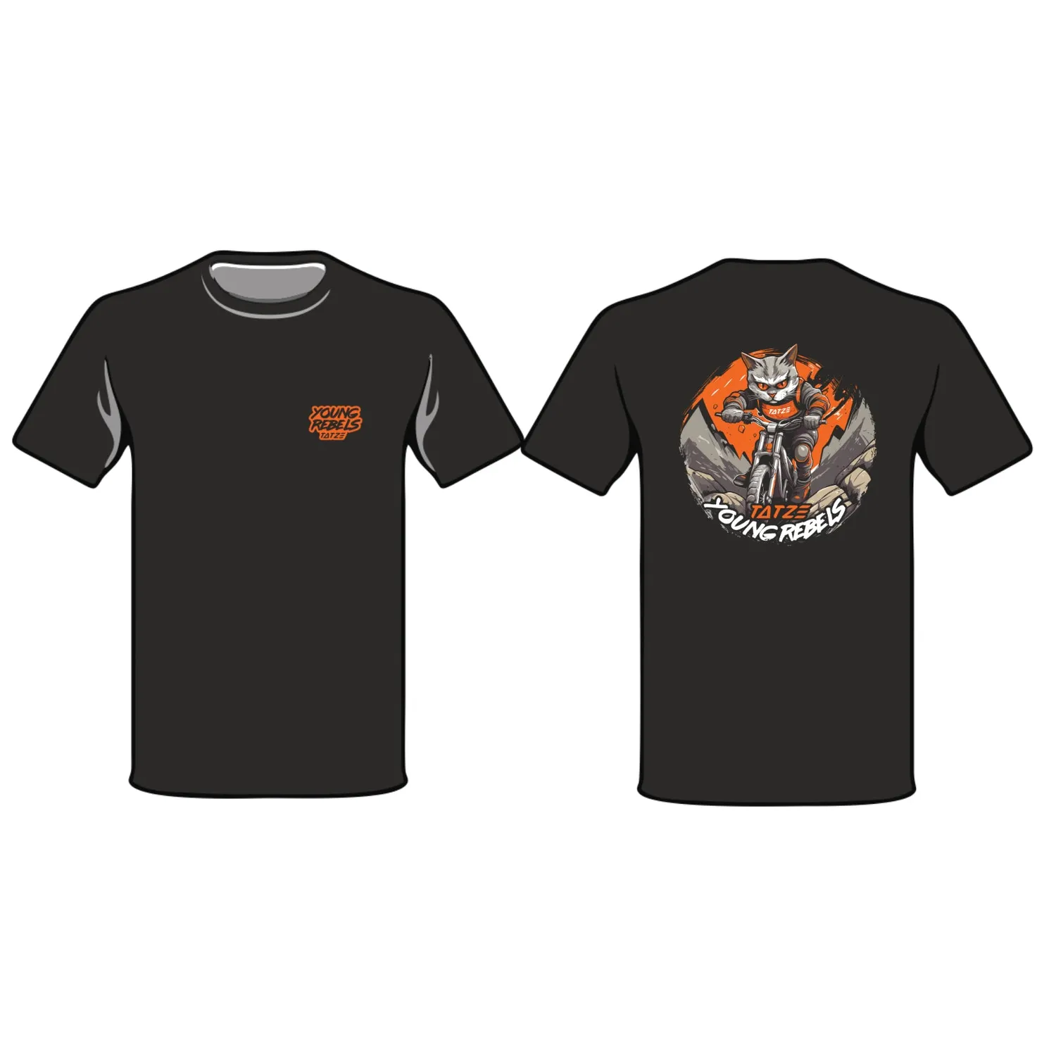 TATZE Young Rebels T-shirt børn 12-14 år bomuld