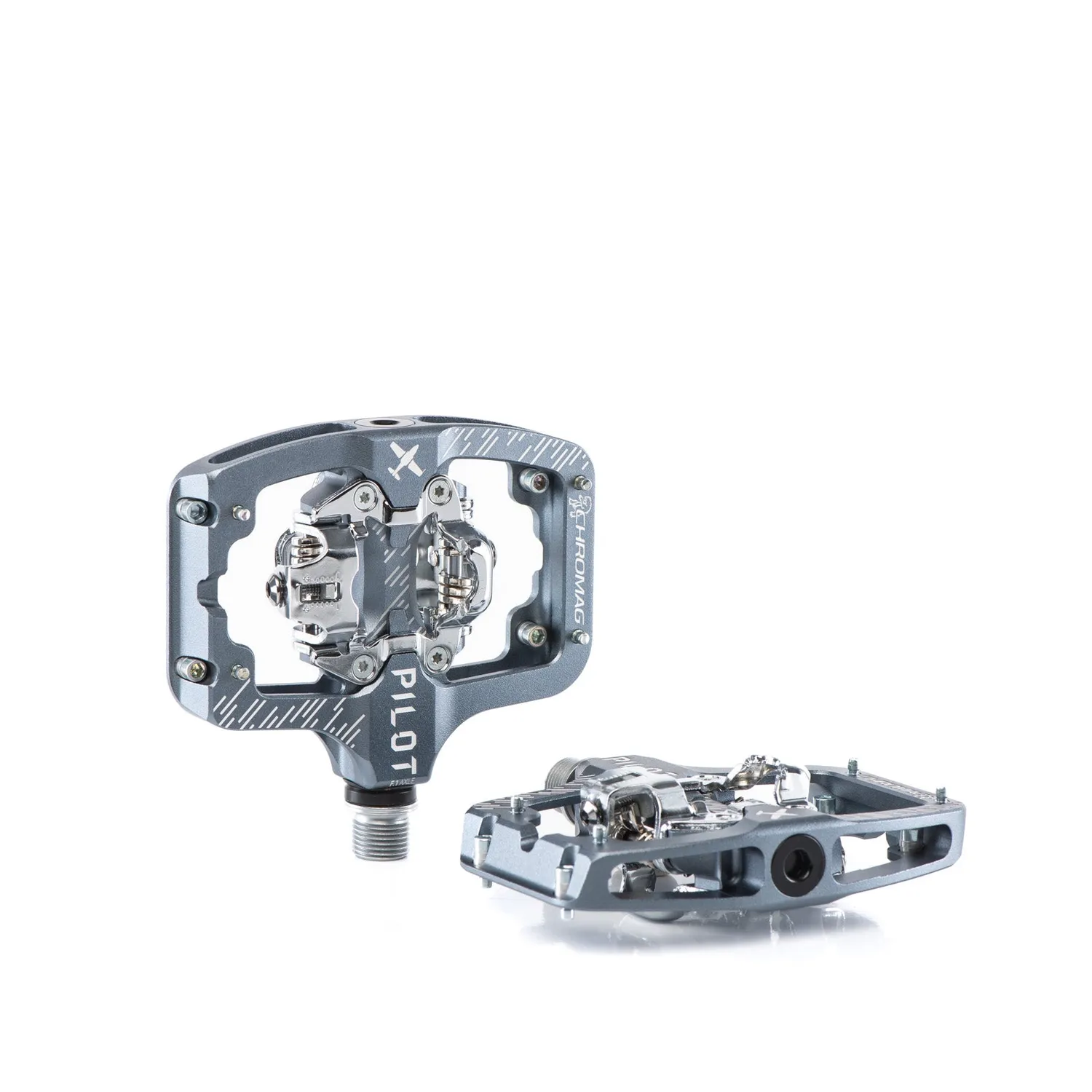Chromag Pilot klikpedaler sort dobbeltsidet SPD
