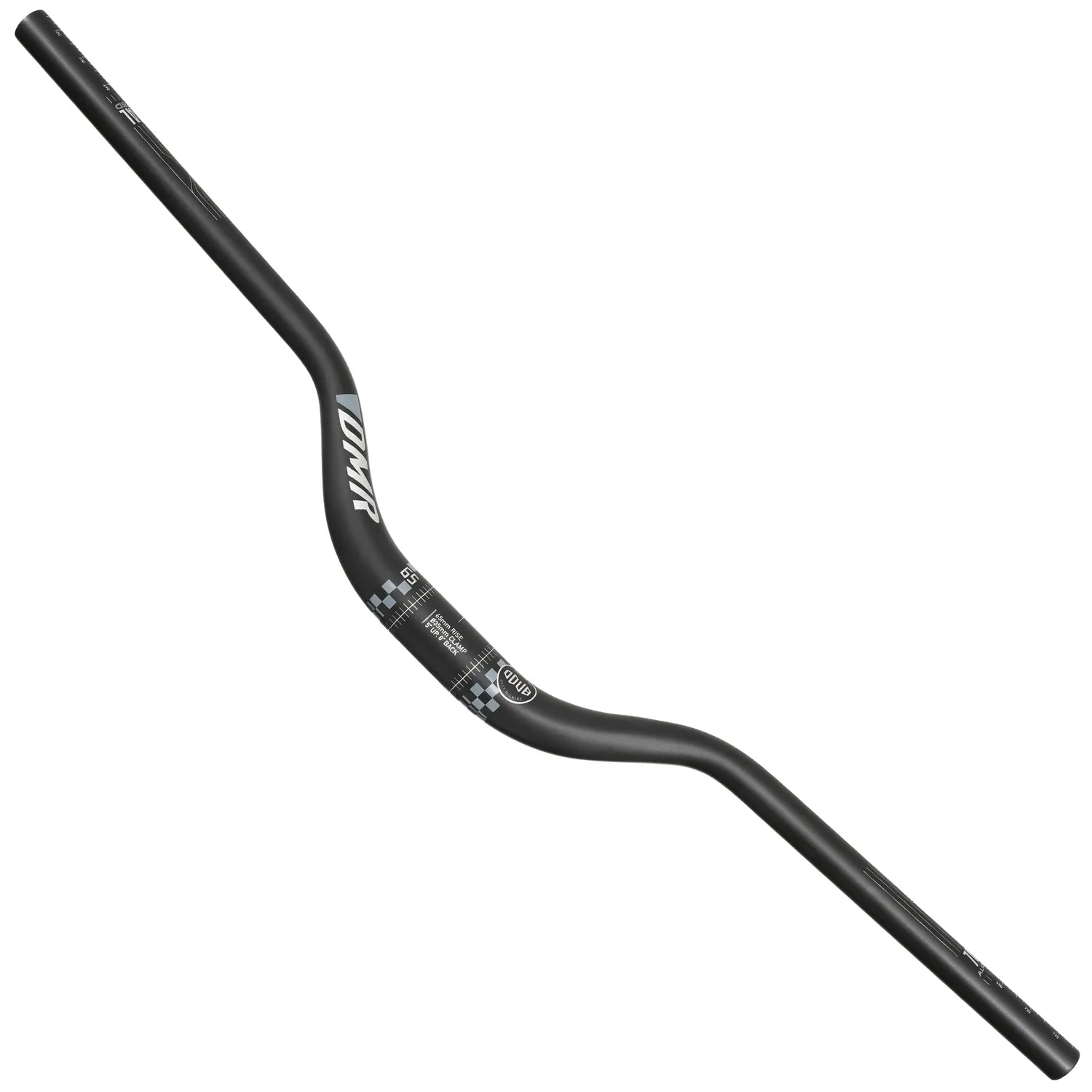 DMR Odub Vapour Blast MTB-styr sort 31,8 mm