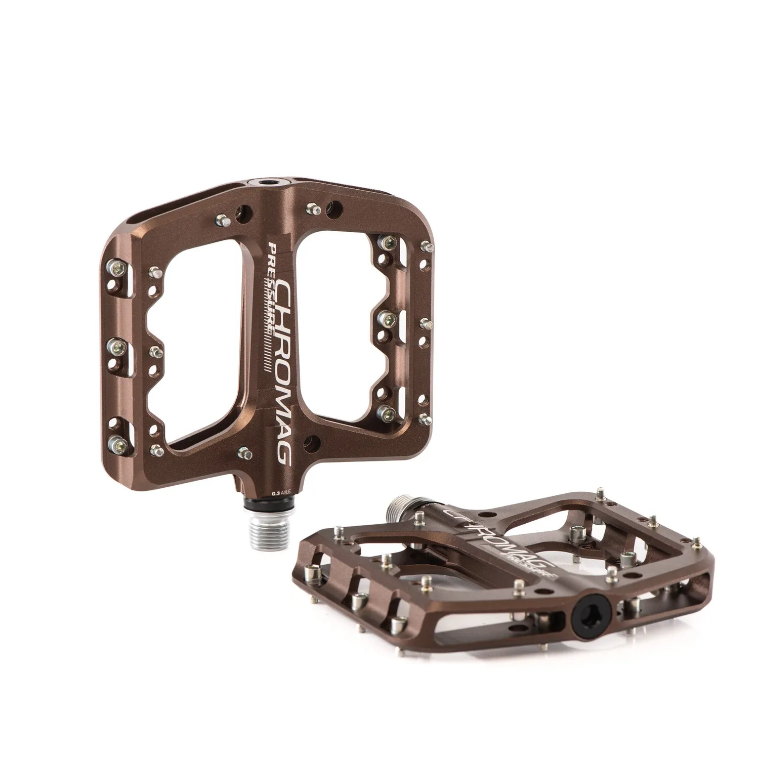 Chromag Pressure platformpedaler sort alloy