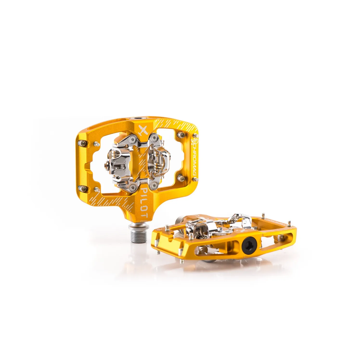Chromag Pilot klikpedaler sort dobbeltsidet SPD