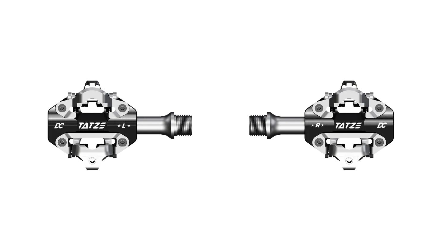 TATZE DC kombipedaler SPD + platform – sort