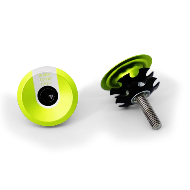 Silverback B2BF Top Cap ahead cap lime grøn