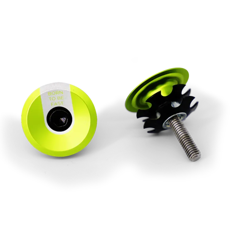 Silverback B2BF Top Cap ahead cap lime grøn