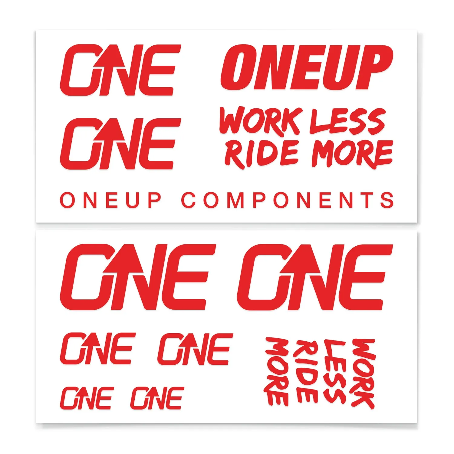 OneUp Carbon styr decals sæt lilla