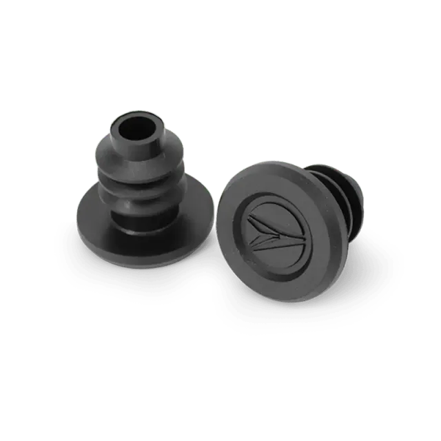 Silverback styrpropper gummi 2 stk sort
