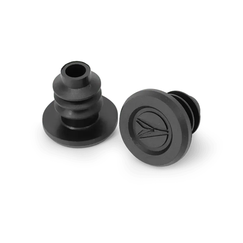 Silverback styrpropper gummi 2 stk sort