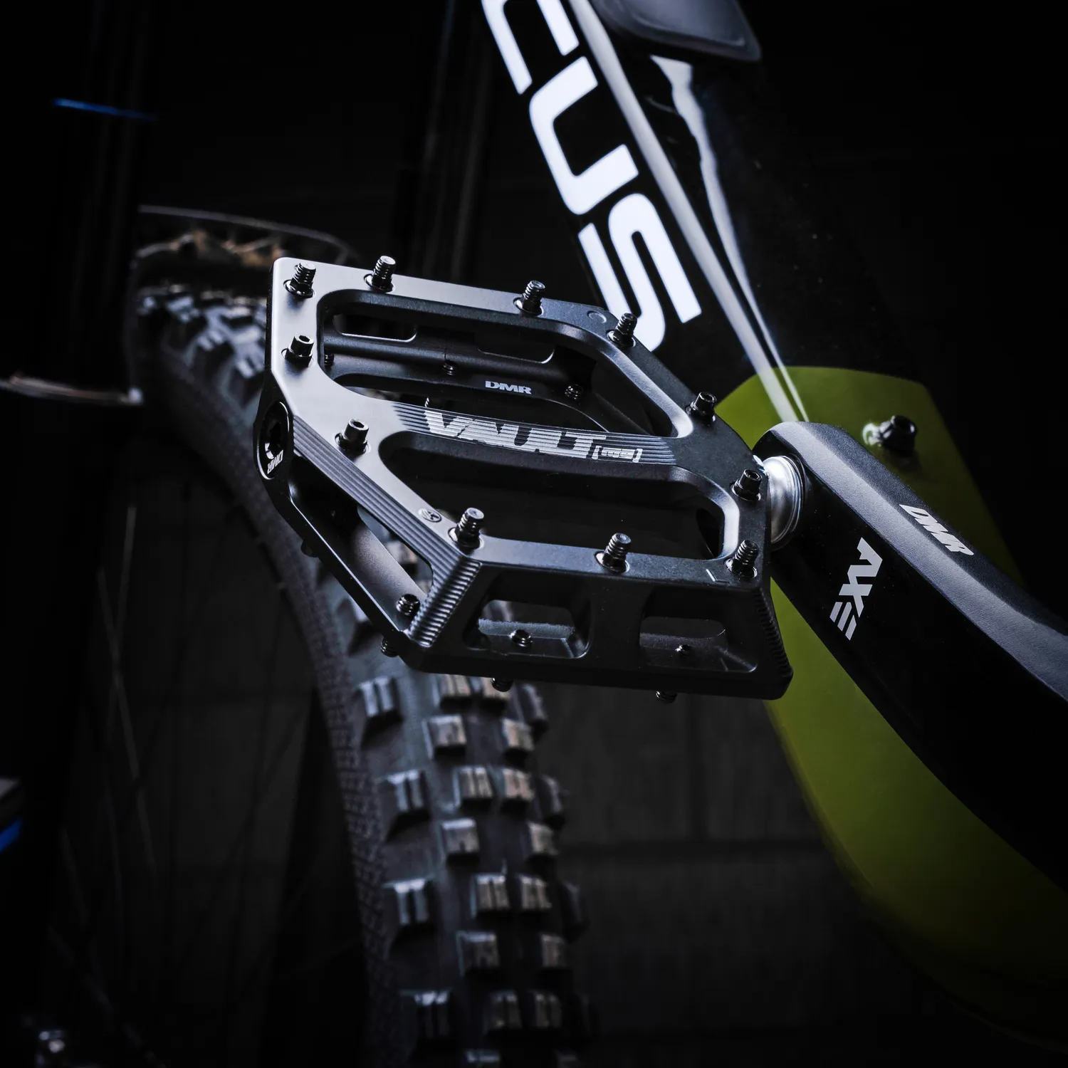 DMR Vault Mag platformpedaler sæt sort magnesium