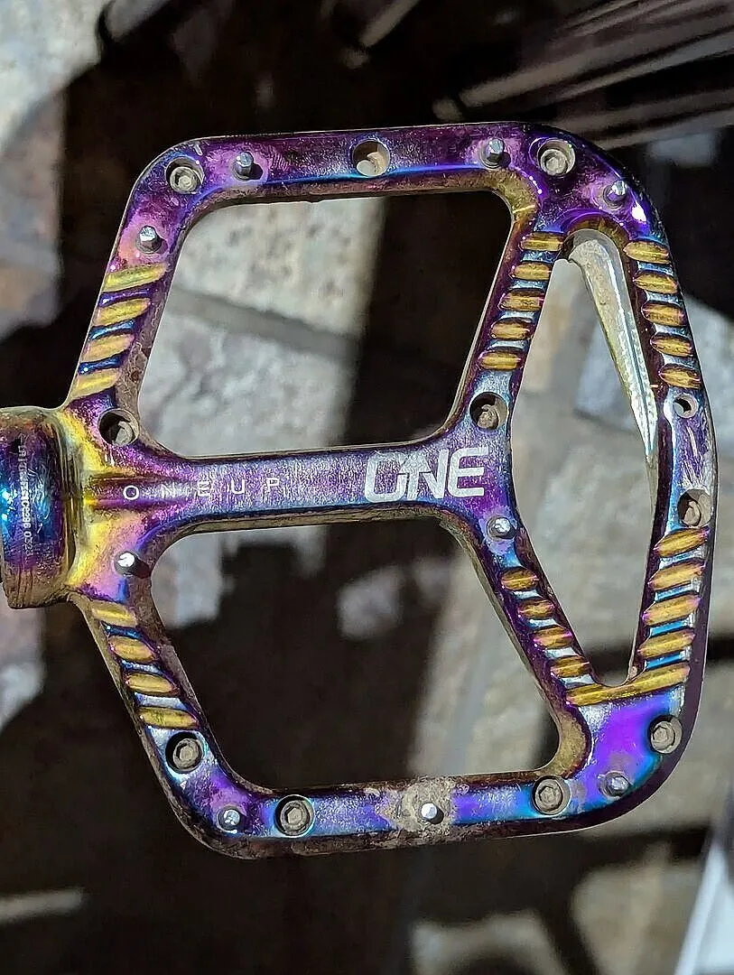 OneUp Aluminum platformpedaler sort tynde