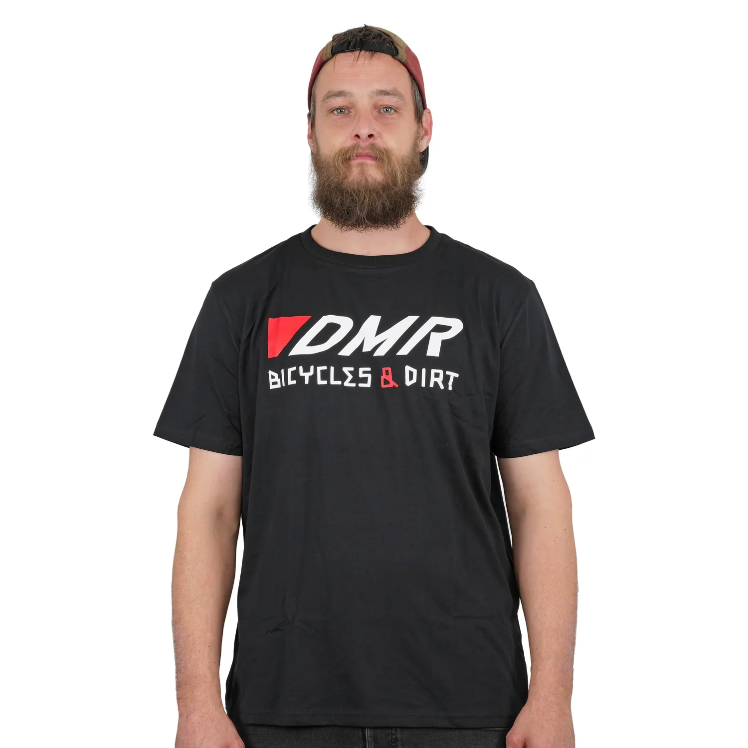DMR Bicycles Dirt T-shirt sort økologisk bomuld