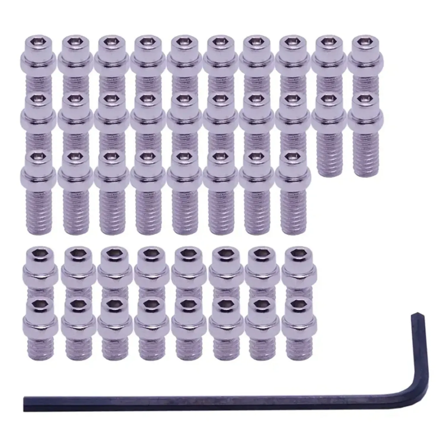 DMR Flip Pins pedalpins 44 stk sort stål