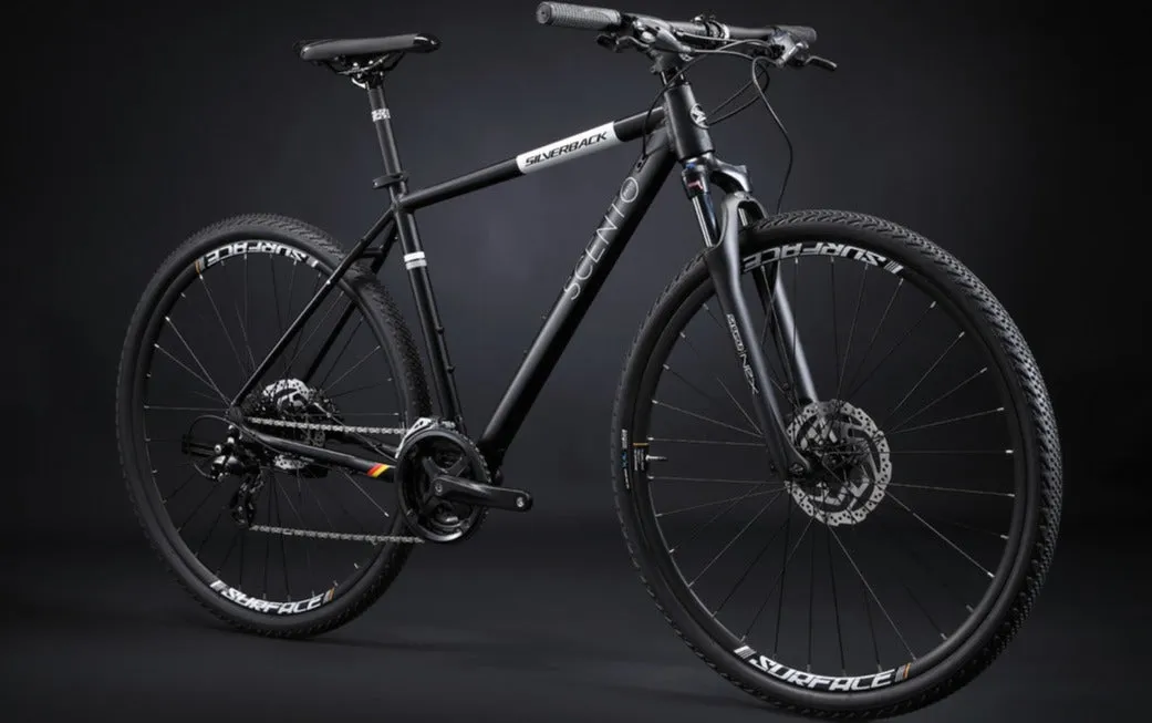 Silverback Scento Path HD hybridcykel Jet Black