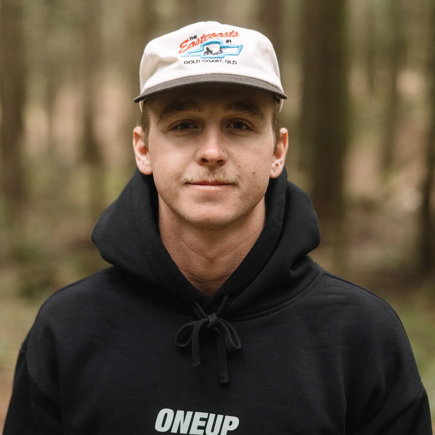OneUp Team Logo hættetrøje sort oversized