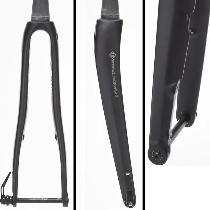 Kona carbon forgaffel 375mm 12x100 matsort