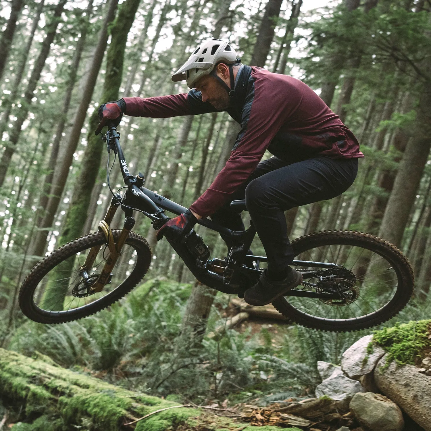 OneUp V2 carbonstyr 800mm 35mm rise E-MTB