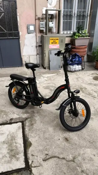 URLIFE E20 US elcykel Dusty Teal klar til spor